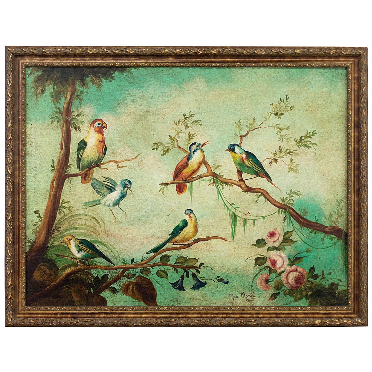 Pintura Pájaro tropical de Ira Monte