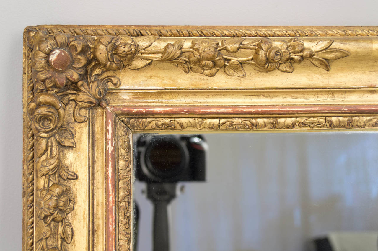 19th Century French Gilded Mirror 5