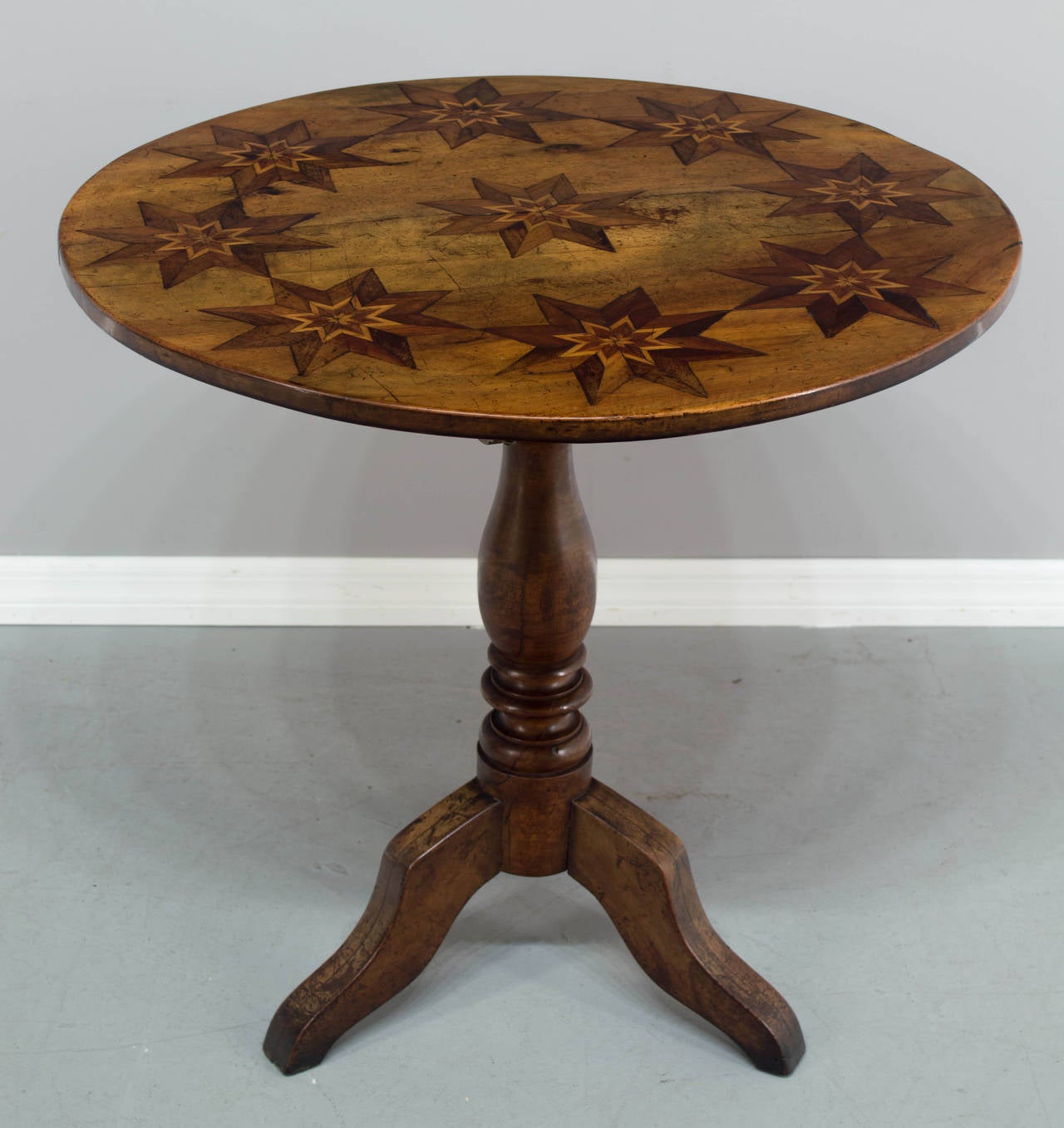 French 19th Century Louis Philippe Gueridon or Tilt-Top Table