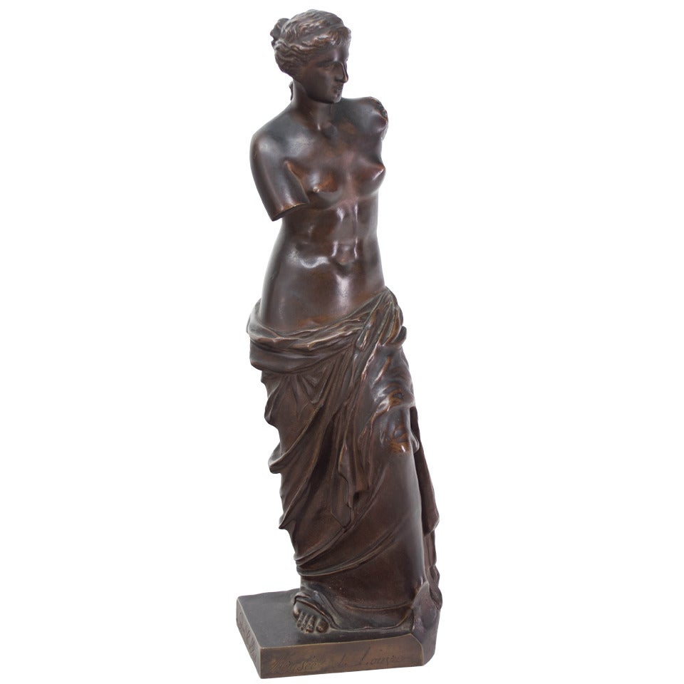 French Bronze Signed Collas, Musee du Louvre For Sale