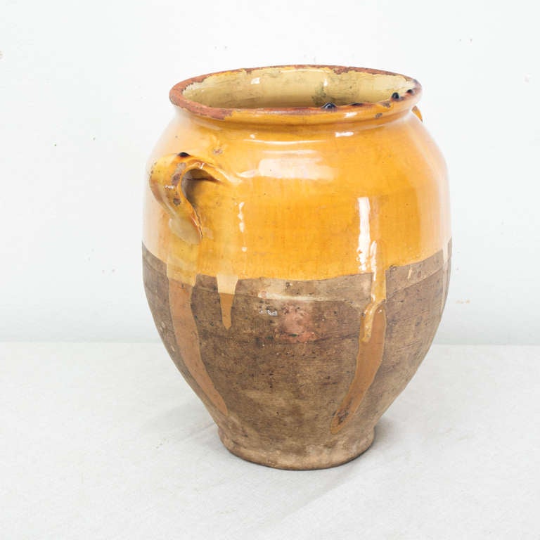 Early 20th c. French Terra-Cota Glazed Urn 2