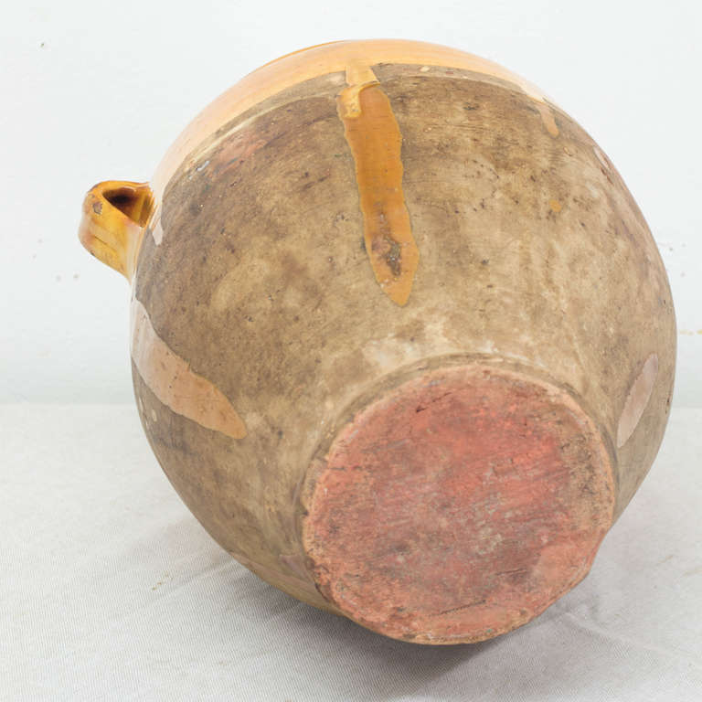 Early 20th c. French Terra-Cota Glazed Urn 3