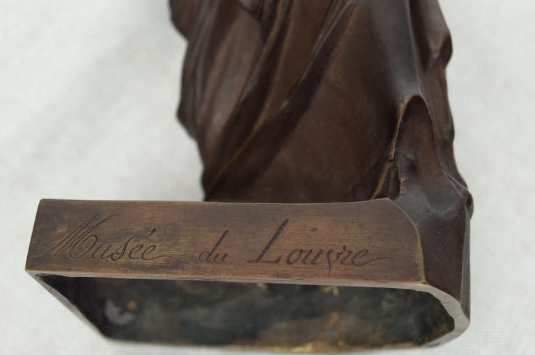 Bronzo francese firmato Collas, Musee du Louvre in vendita 4