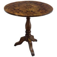19th Century Louis Philippe Gueridon or Tilt-Top Table