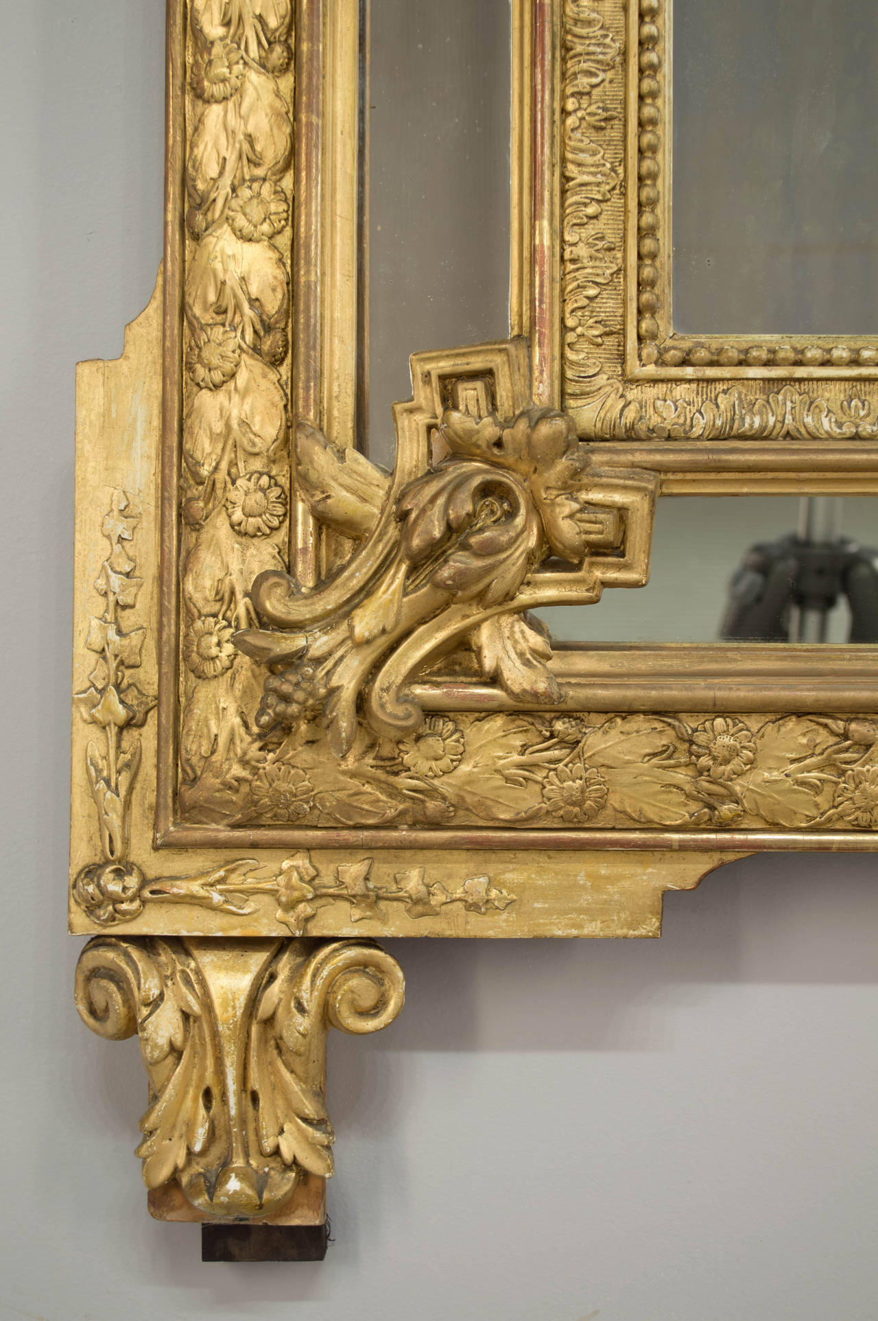 19th Century Napoleon III Gilded Mirror 1