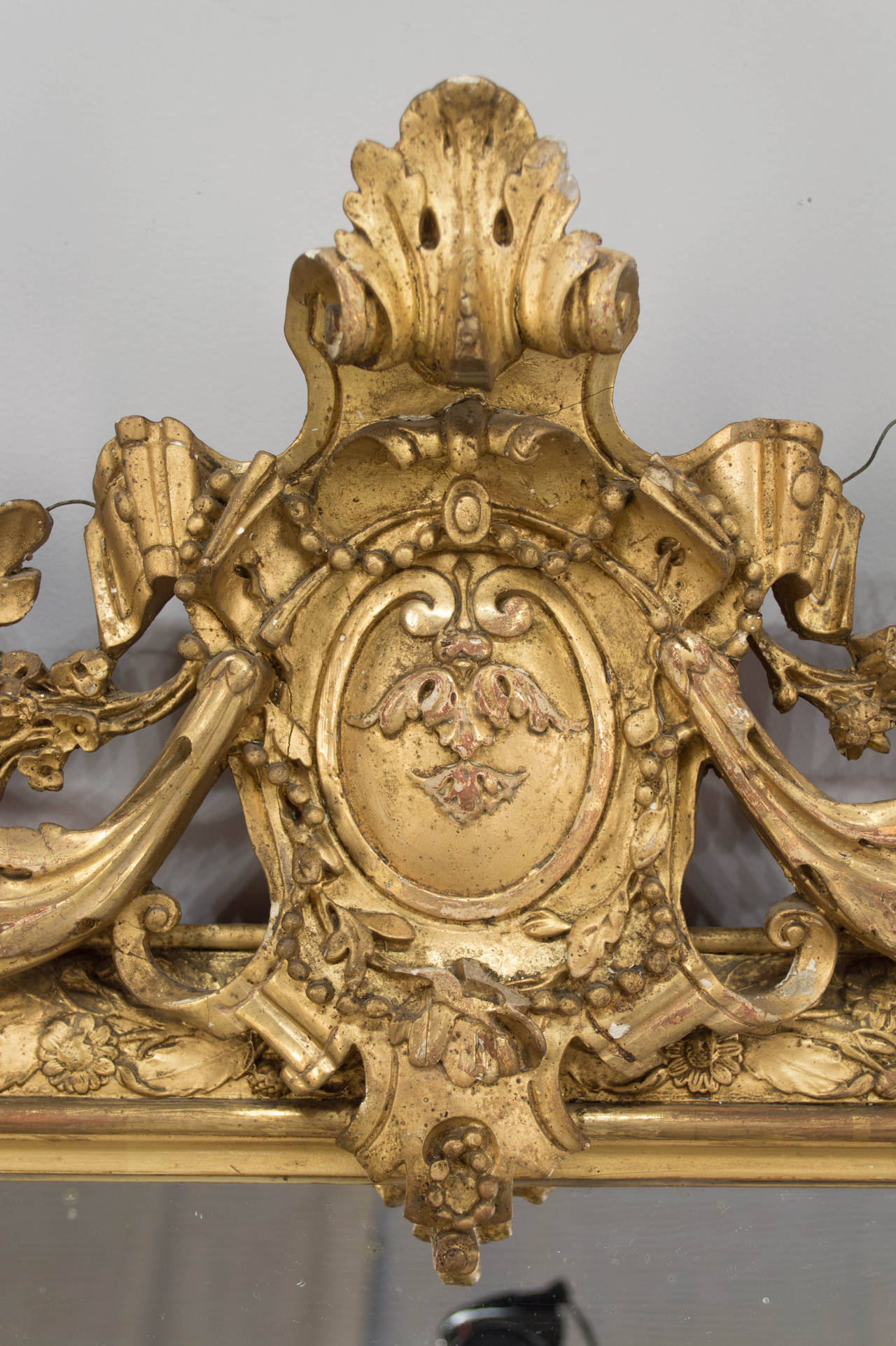 19th Century Napoleon III Gilded Mirror 5