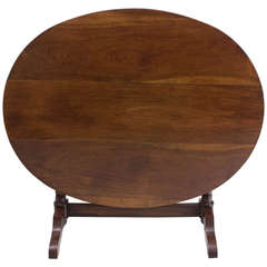 19th c. French Empire Tilt Top Table