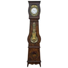 Antique 19th Century French Country Comtoise or Grandfather Clock