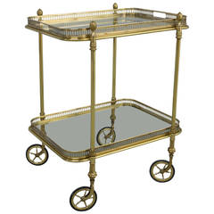 French Brass Bar Cart