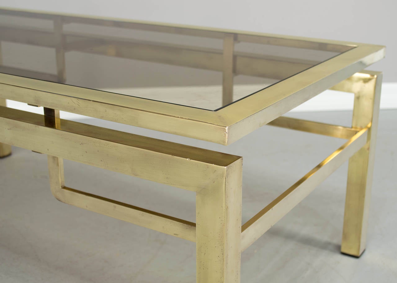 Brass Table by Guy Lefevre for Maison Jansen In Excellent Condition In Winter Park, FL