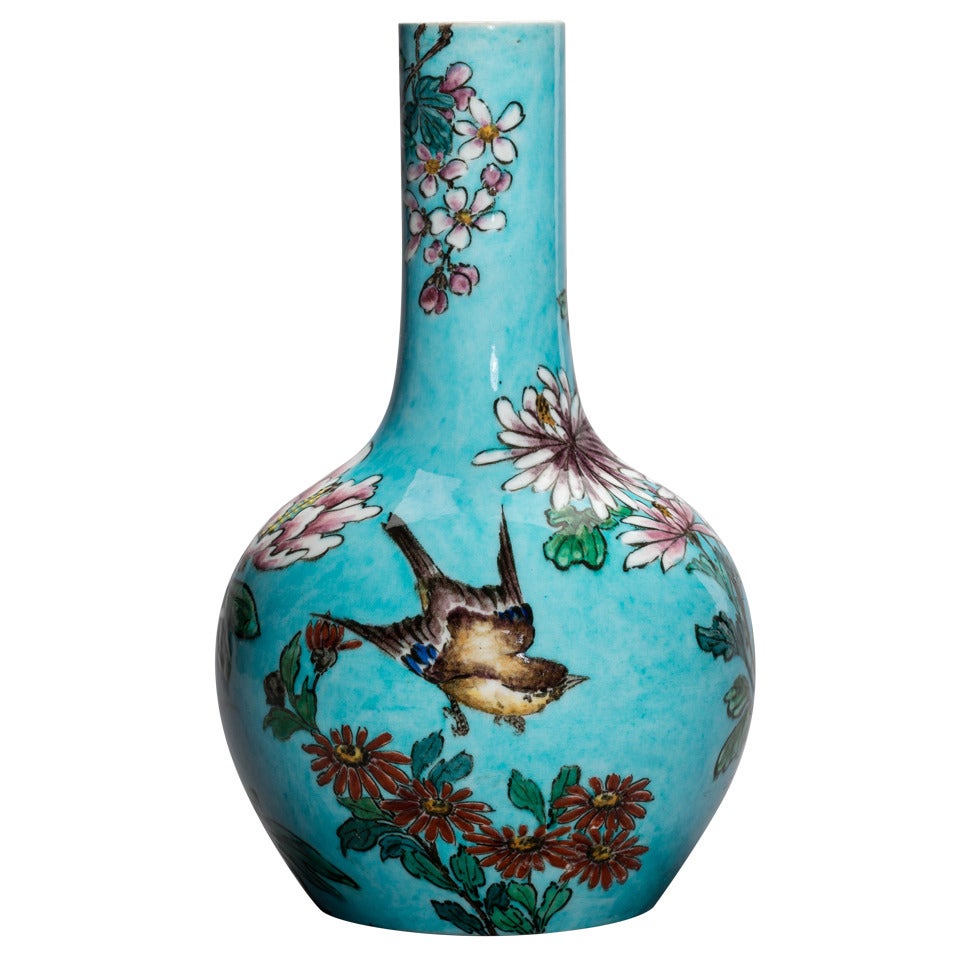 A French Ceramic Vase attributed to Theodore Deck