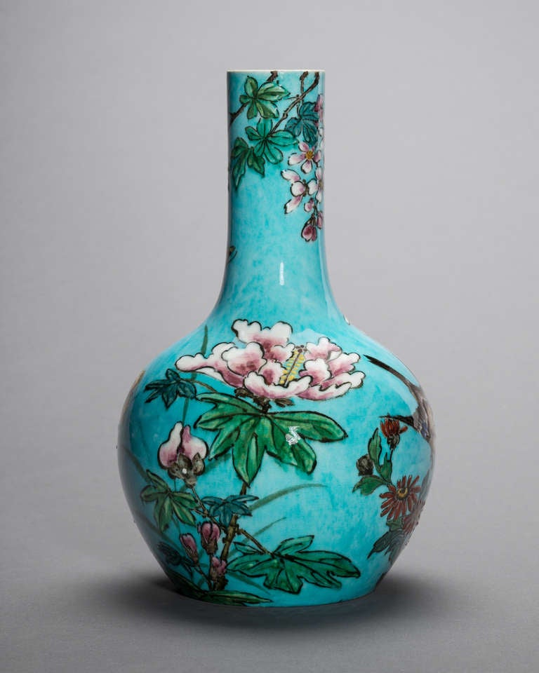 A French Ceramic Vase attributed to Theodore Deck 1