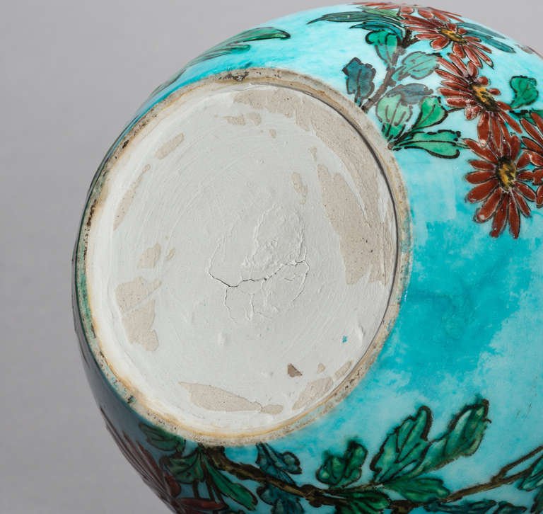 A French Ceramic Vase attributed to Theodore Deck 2