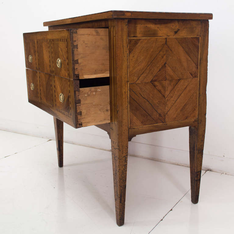 18th Century Louis XVI Inlay Commode or Chest of Drawers 1