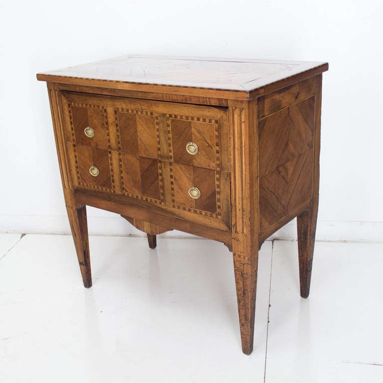 18th Century Louis XVI Inlay Commode or Chest of Drawers 5