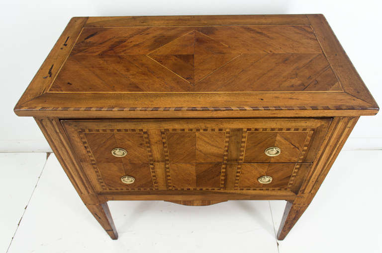 18th Century Louis XVI Inlay Commode or Chest of Drawers 2