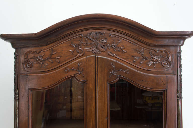 19th Century Louis XV Style Vitrine or Small Armoire 2