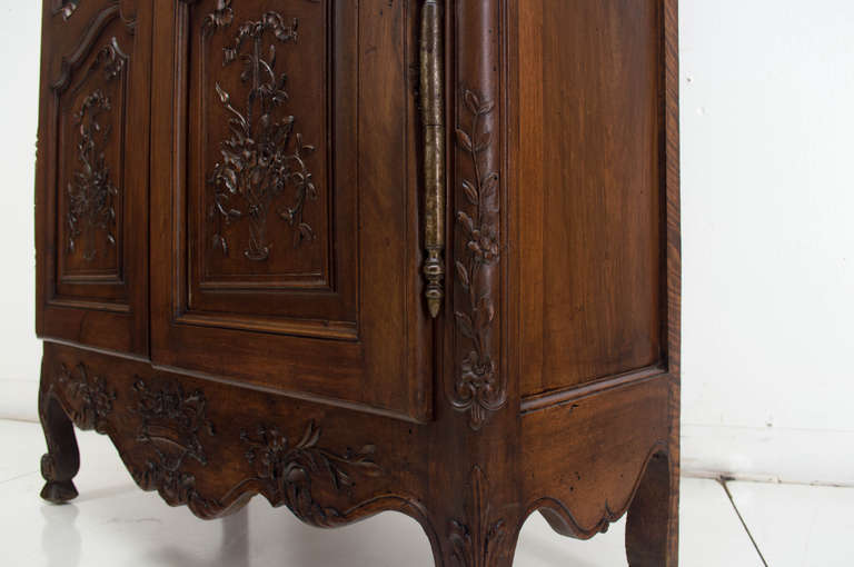 19th Century Louis XV Style Vitrine or Small Armoire 6