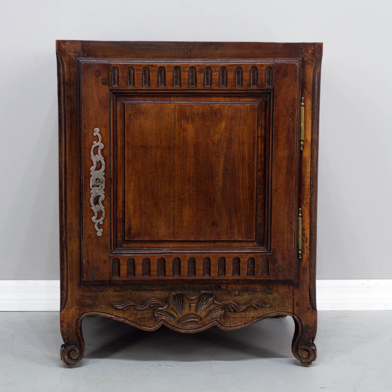 19th Century French Louis XV Style Confiturier or Single Door Cabinet In Good Condition In Winter Park, FL