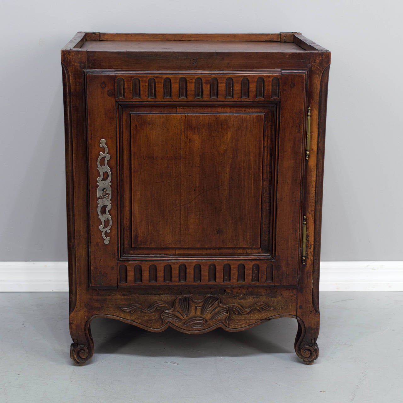 19th Century French Louis XV Style Confiturier or Single Door Cabinet 1