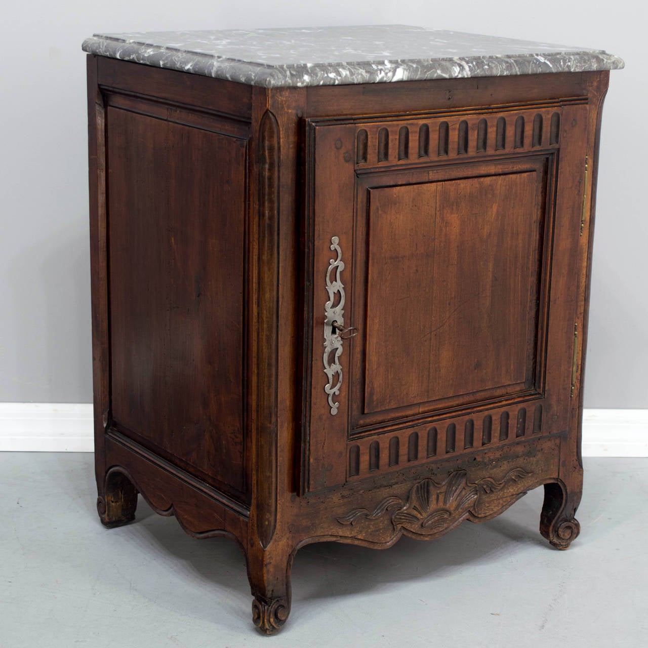 19th Century French Louis XV Style Confiturier or Single Door Cabinet 4