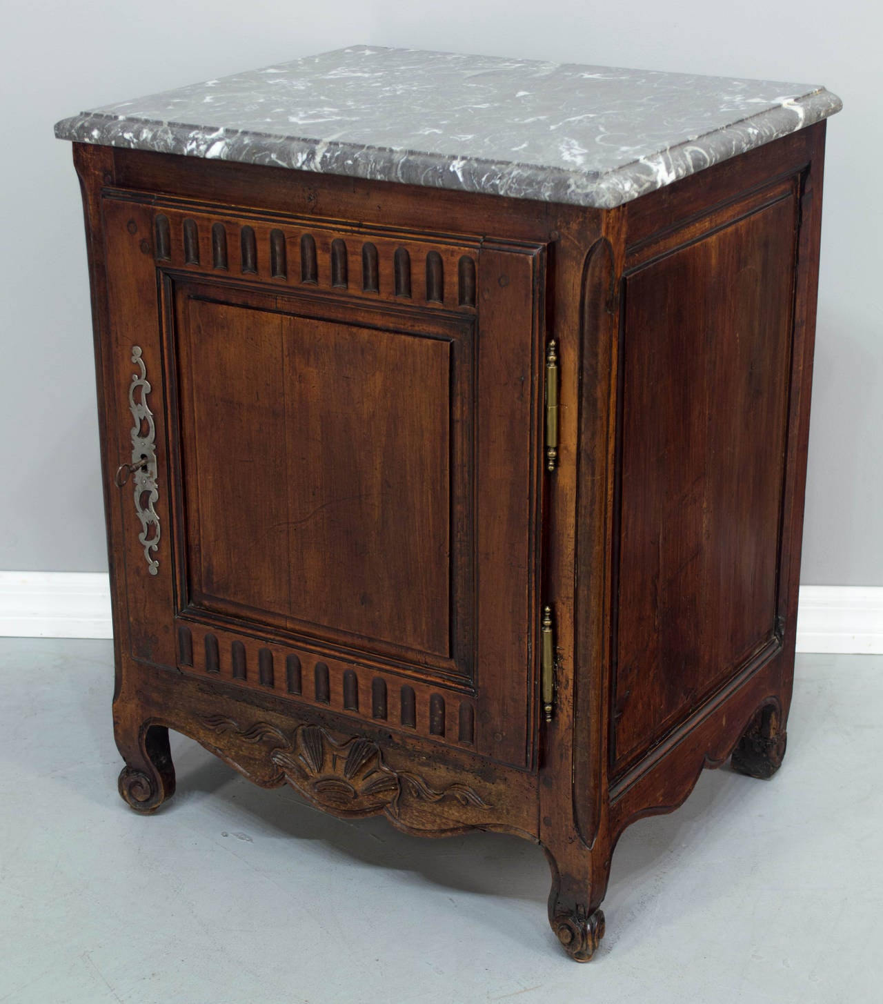 19th Century French Louis XV Style Confiturier or Single Door Cabinet 5