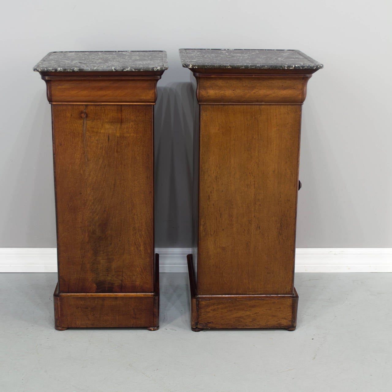 19th Century Similar Pair of Louis Philippe Night Tables In Good Condition In Winter Park, FL
