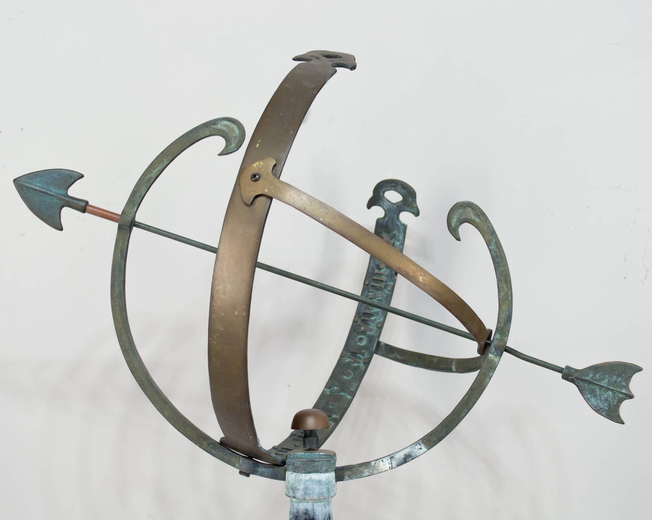 cast iron armillary sundial