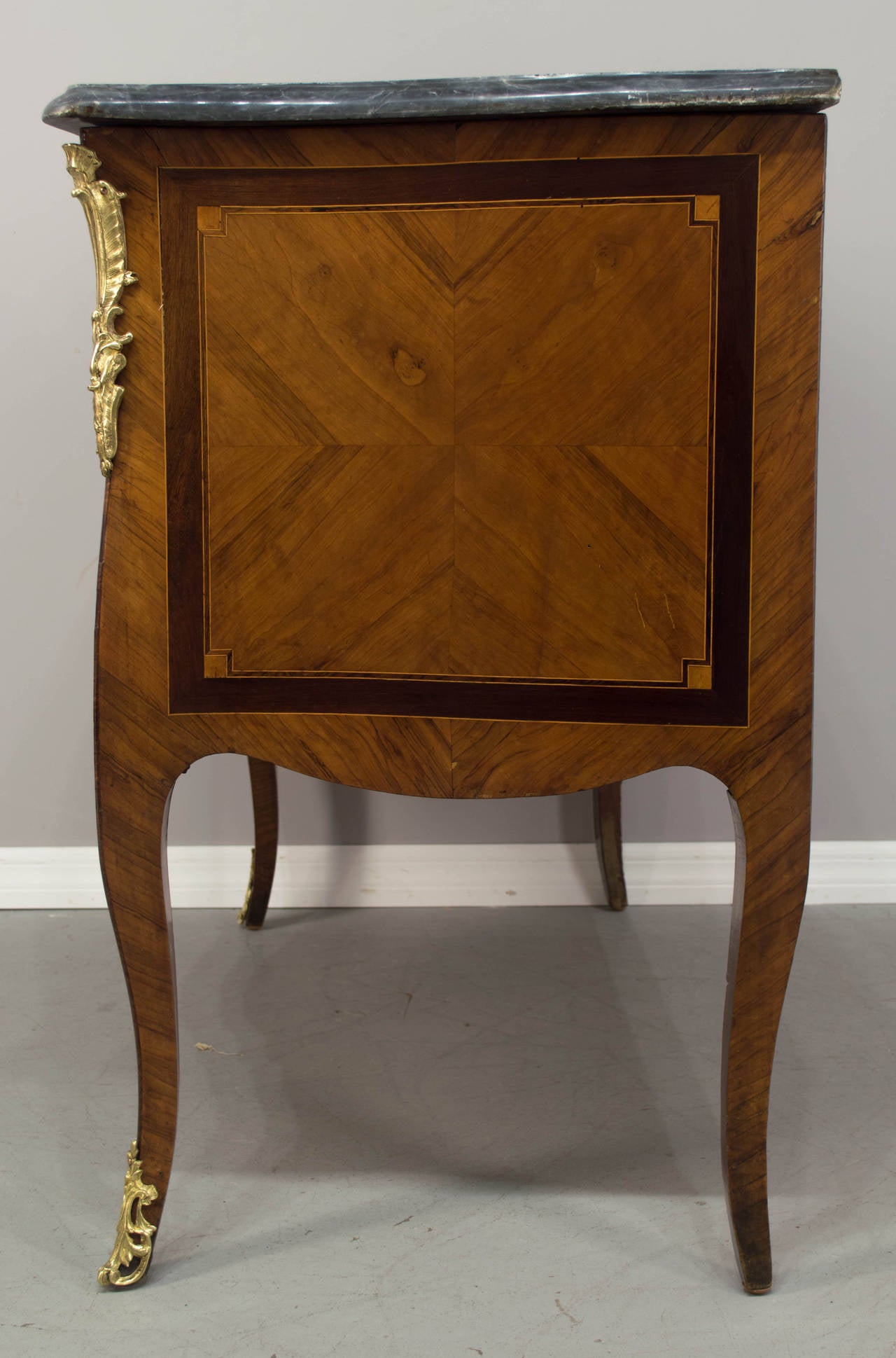 Inlay 18th Century Louis XV Commode or Chest of Drawers