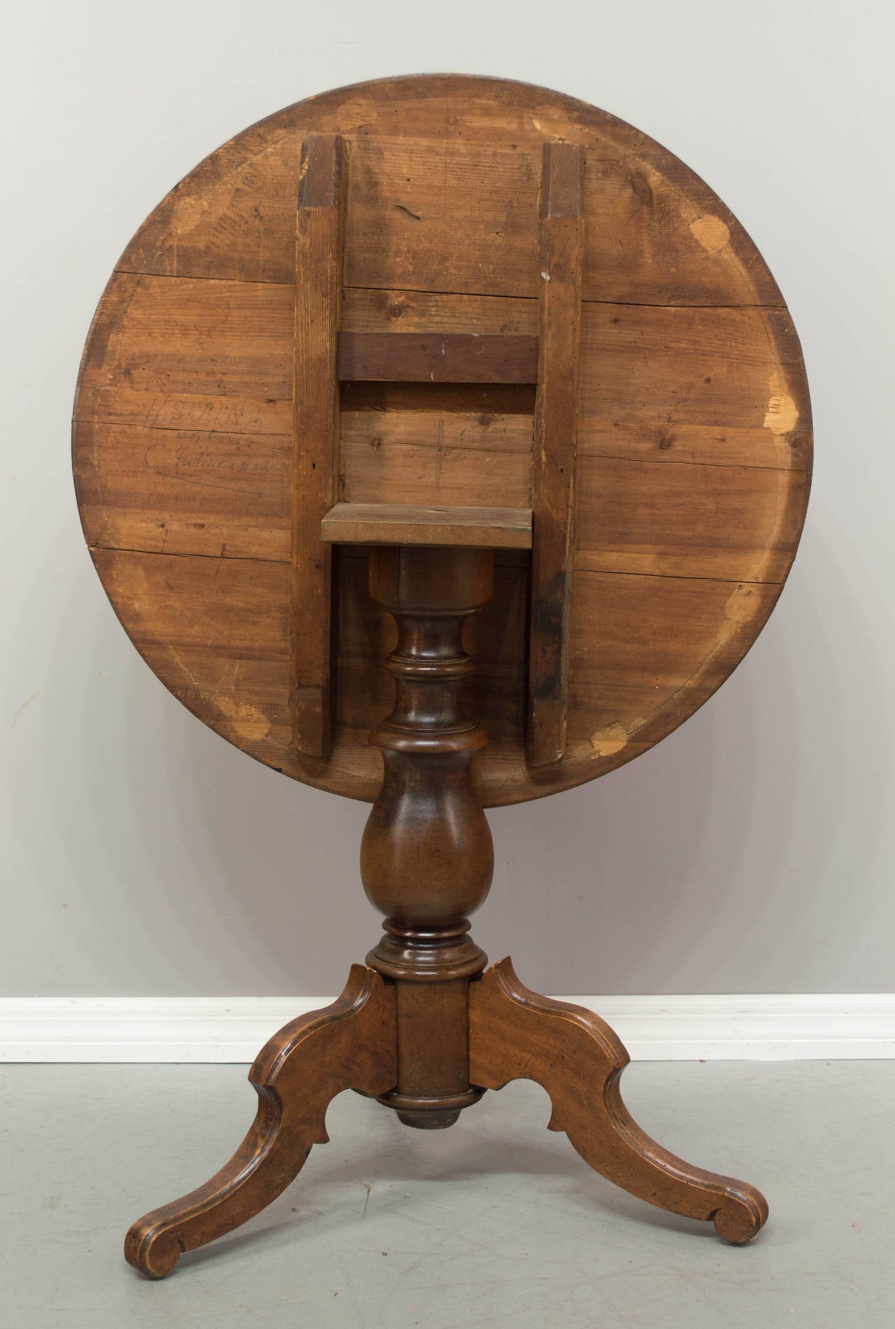 19th Century Tilt-Top Game Table 2