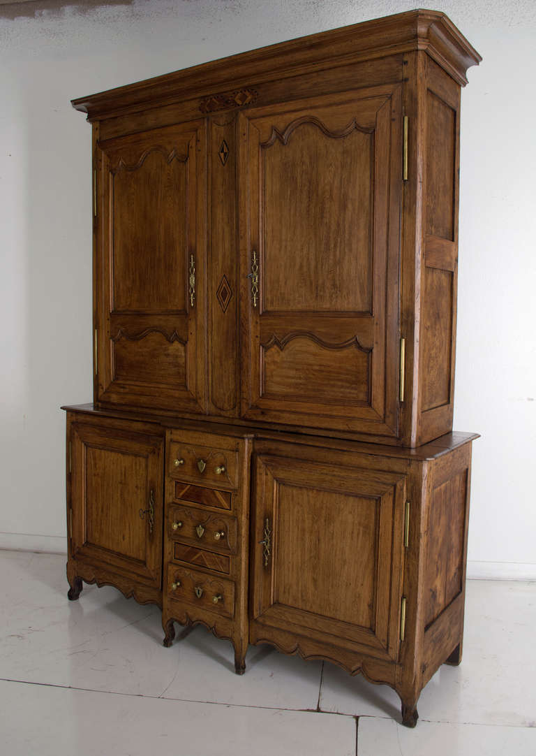 18th Century Louis XV Buffet a Deux-Corps or Sideboard