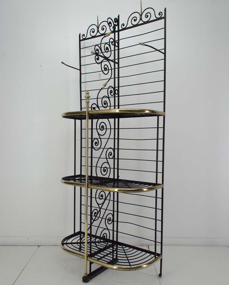 A Late 19th c. French Iron Baker's Rack 1