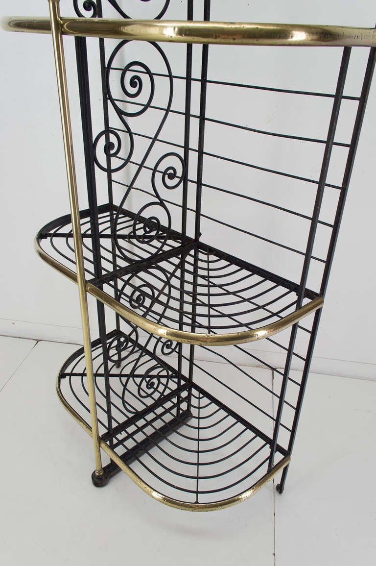 A Late 19th c. French Iron Baker's Rack 4