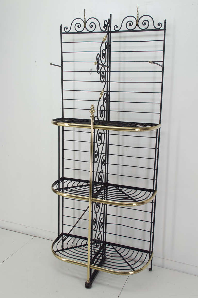 A Late 19th c. French Iron Baker's Rack 2
