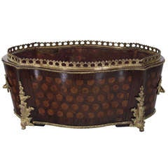 Early 19th C. Rosewood French Jardinière Bronze Mounted