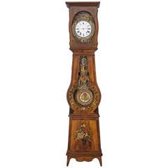 19th Century French Comtoise or Grandfather Clock