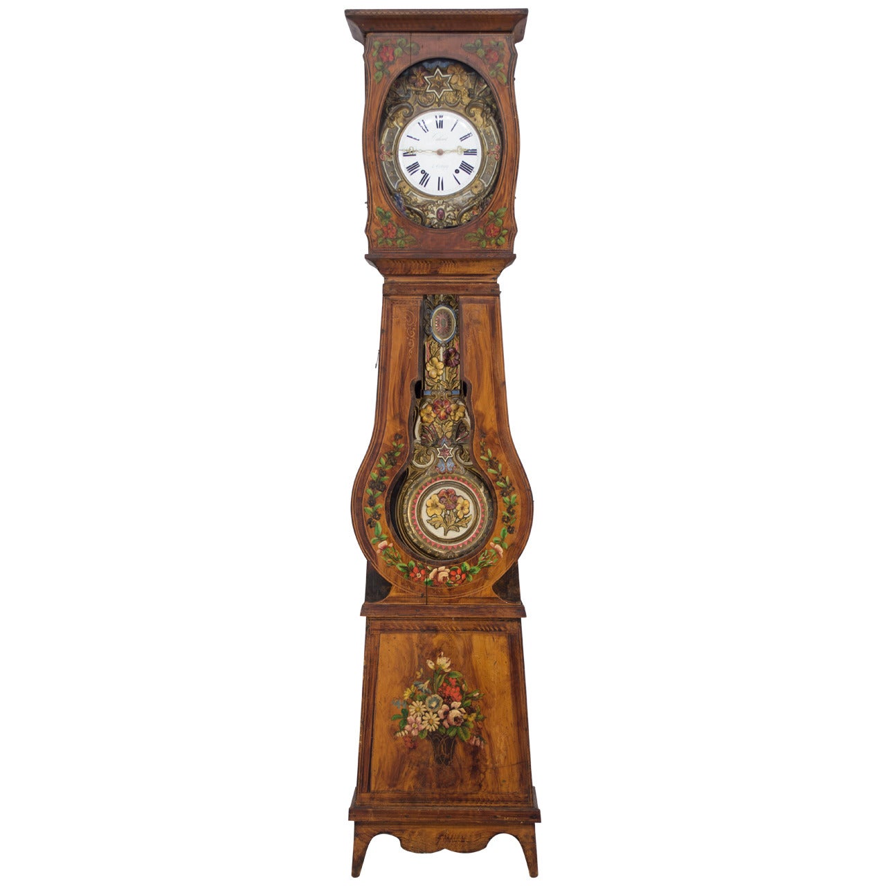 horloge comtoise ou grand-père français du 19ème siècle