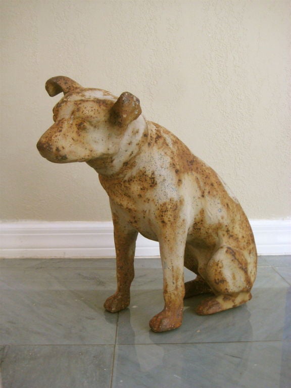 Cast Iron RCA Victor Dog 6