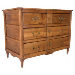 18th c. French Directoire Commode or Chest of Drawers