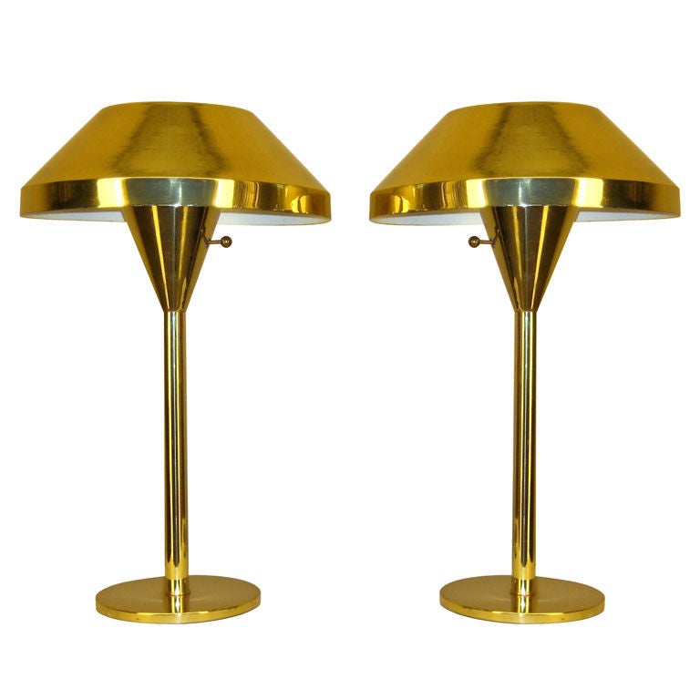 Pair of Nessen lamps