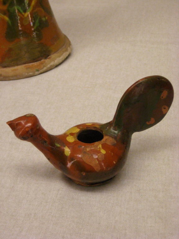 19th Century Terra Cotta Roof Ornament