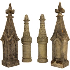 Gothic Limestone Finials