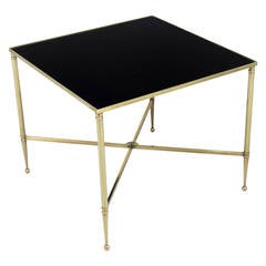 Maison Jansen Style Brass Cocktail Table