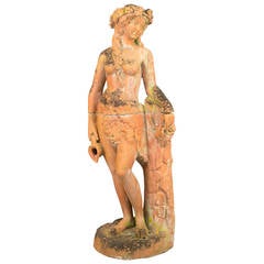 19th Century Italian Terracotta Garden Statue 6
