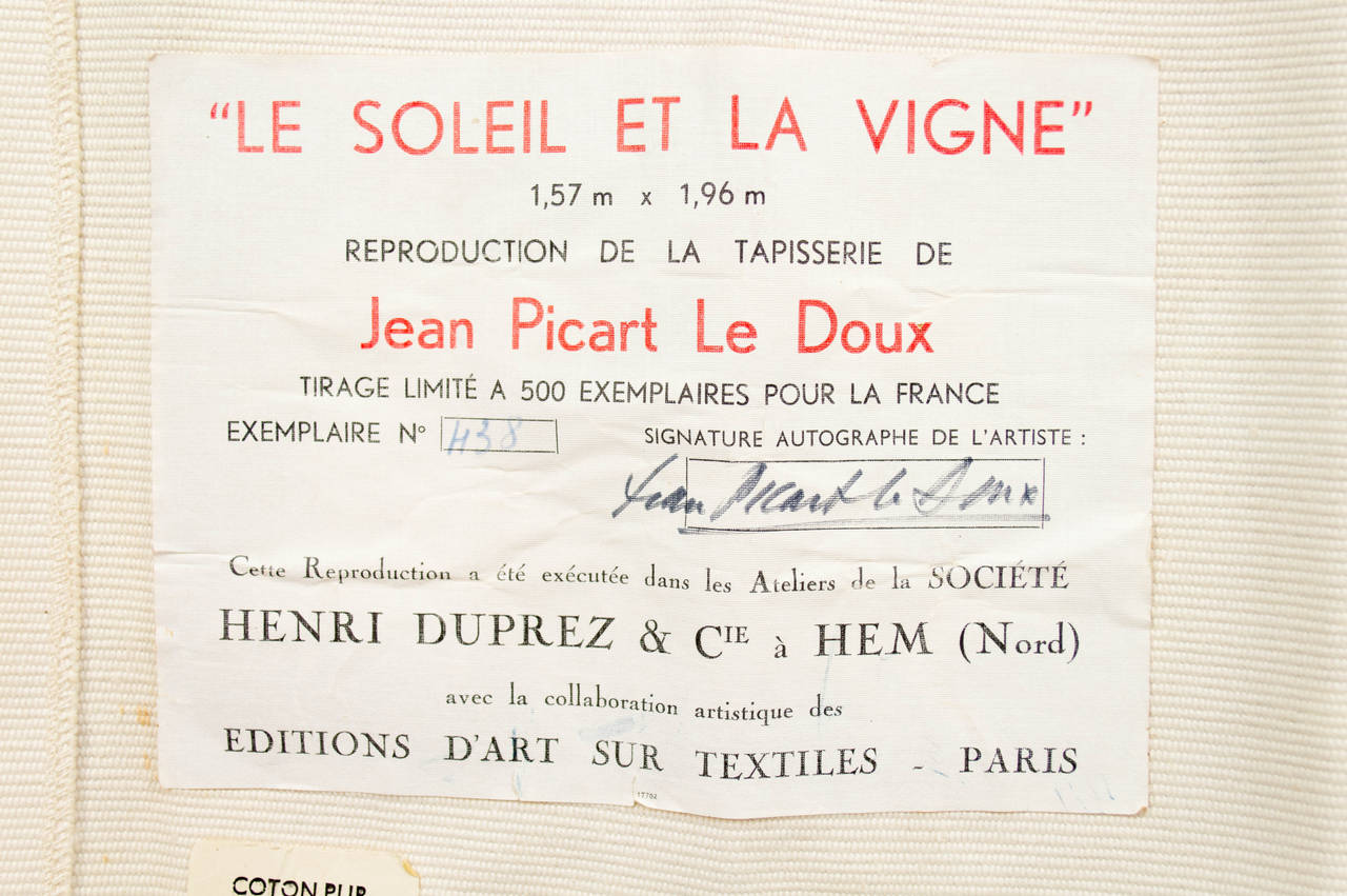 Jean Picart Le Doux Tapestry 5