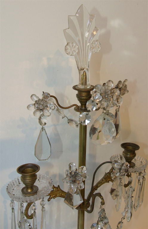 Pair of French Girandole Candleholders