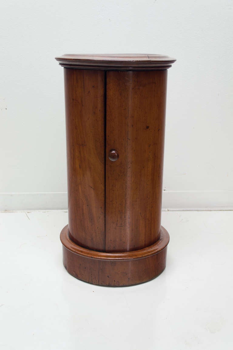 Made of mahogany with a white marble top and a door. French Polish finish.
For more fine French Antiques, please visit my web site at www.ofleury.com