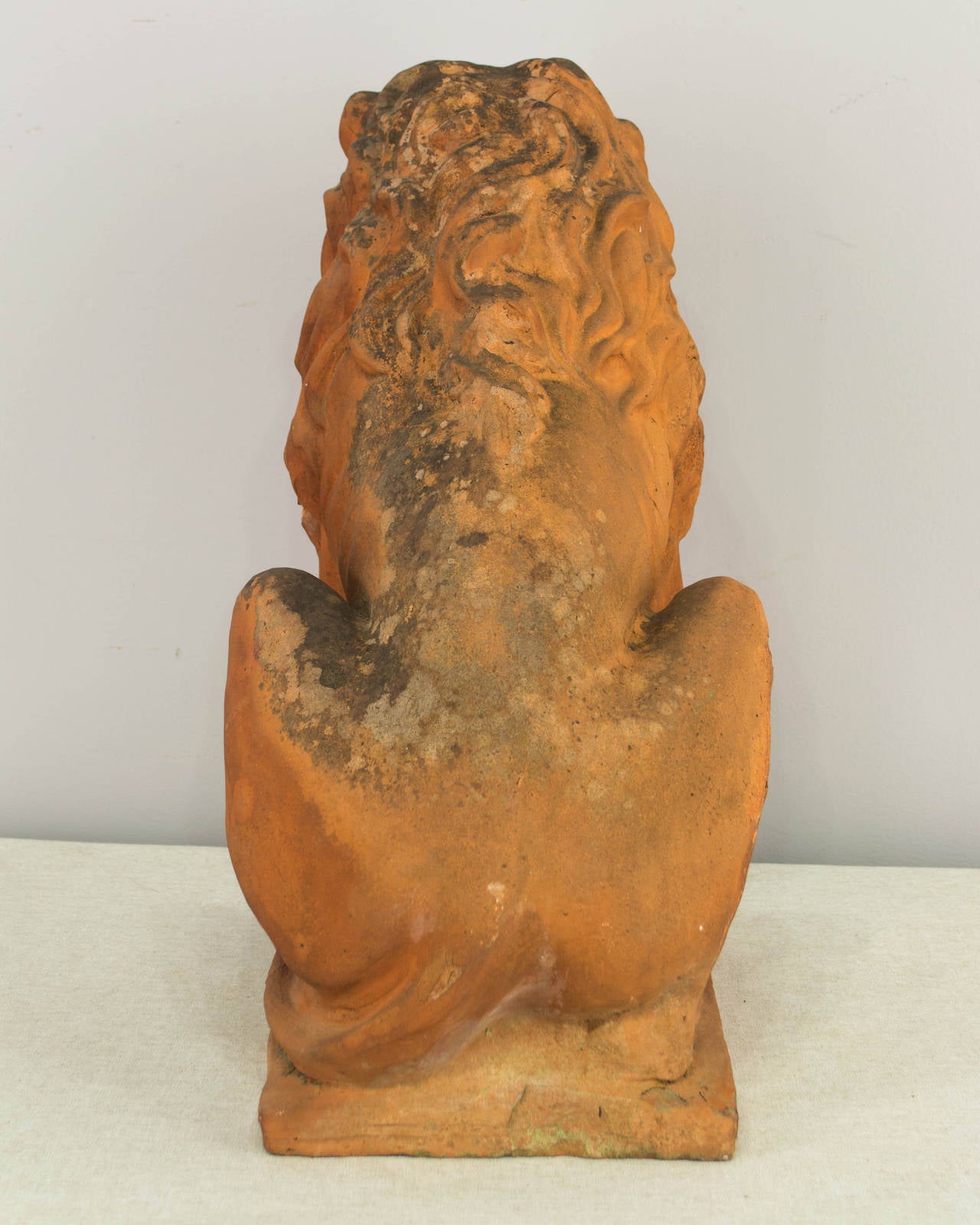 19th Century French Terracotta Lion 2