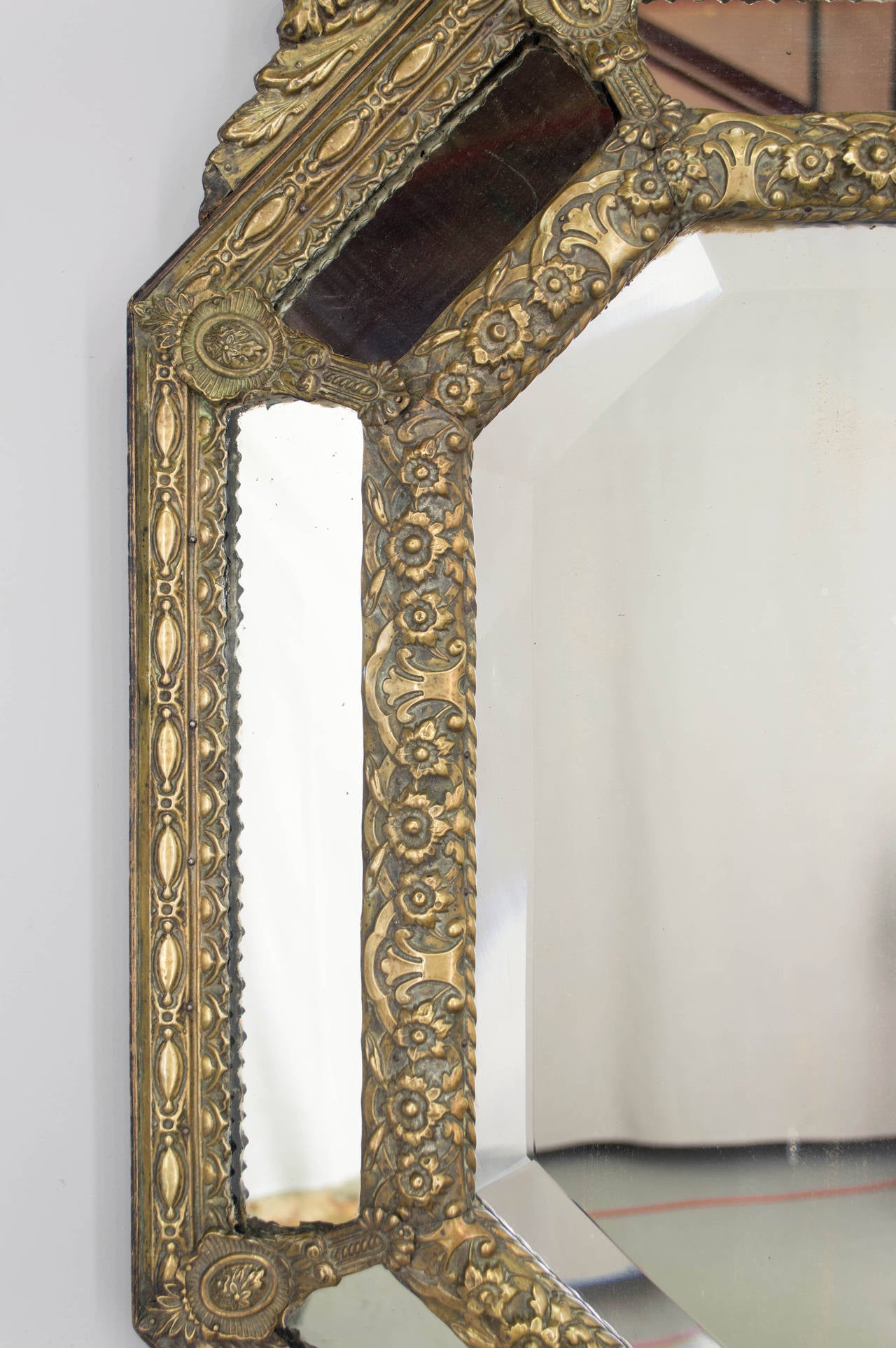 19th Century French Renaissance Style Mirror In Excellent Condition In Winter Park, FL