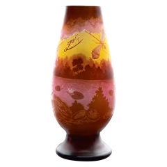 Emille Galle Cameo Vase